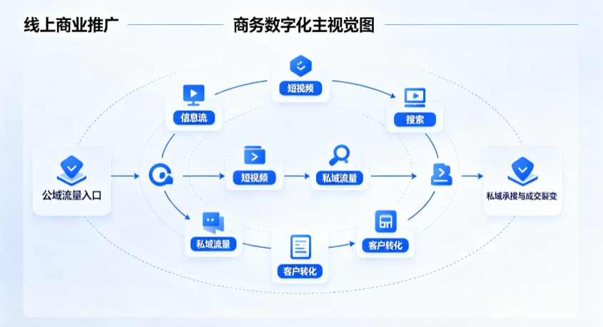 潮安县线上商业推广怎么做？全域流量闭环搭建与低成本转化实战指南